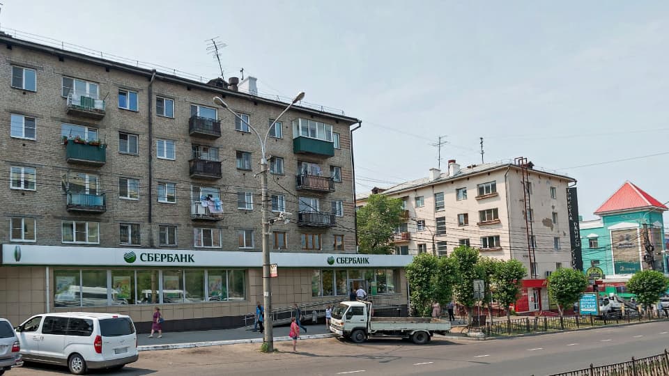 Дополнительный офис №8600/02 Сбербанка в Чите на карте