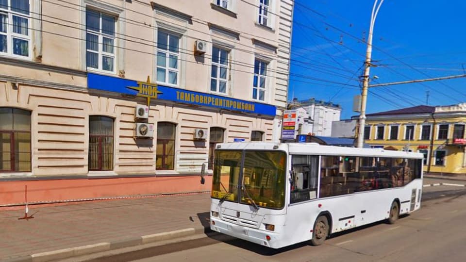 Головной офис Тамбовкредитпромбанка в Тамбове на карте