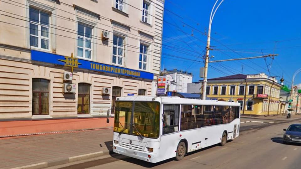 Операционная касса Тамбовкредитпромбанка в Тамбове на карте