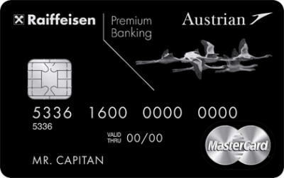 Кредитная карта Austrian Airlines Black Edition от Райффайзенбанка